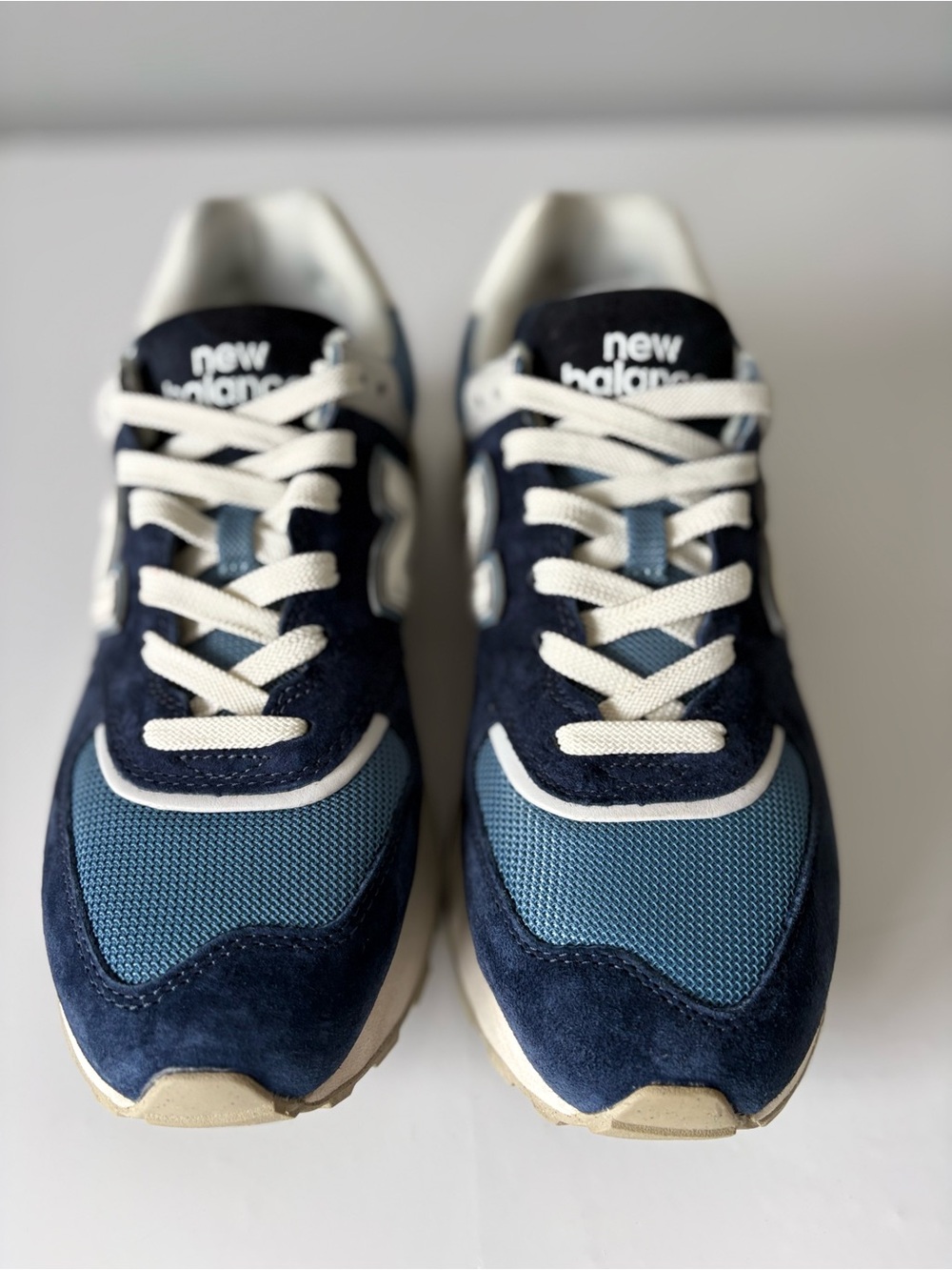 New Balance 574 Legacy Men’s Size 9 Navy Blue Suede Mesh Sneakers U574LGVC